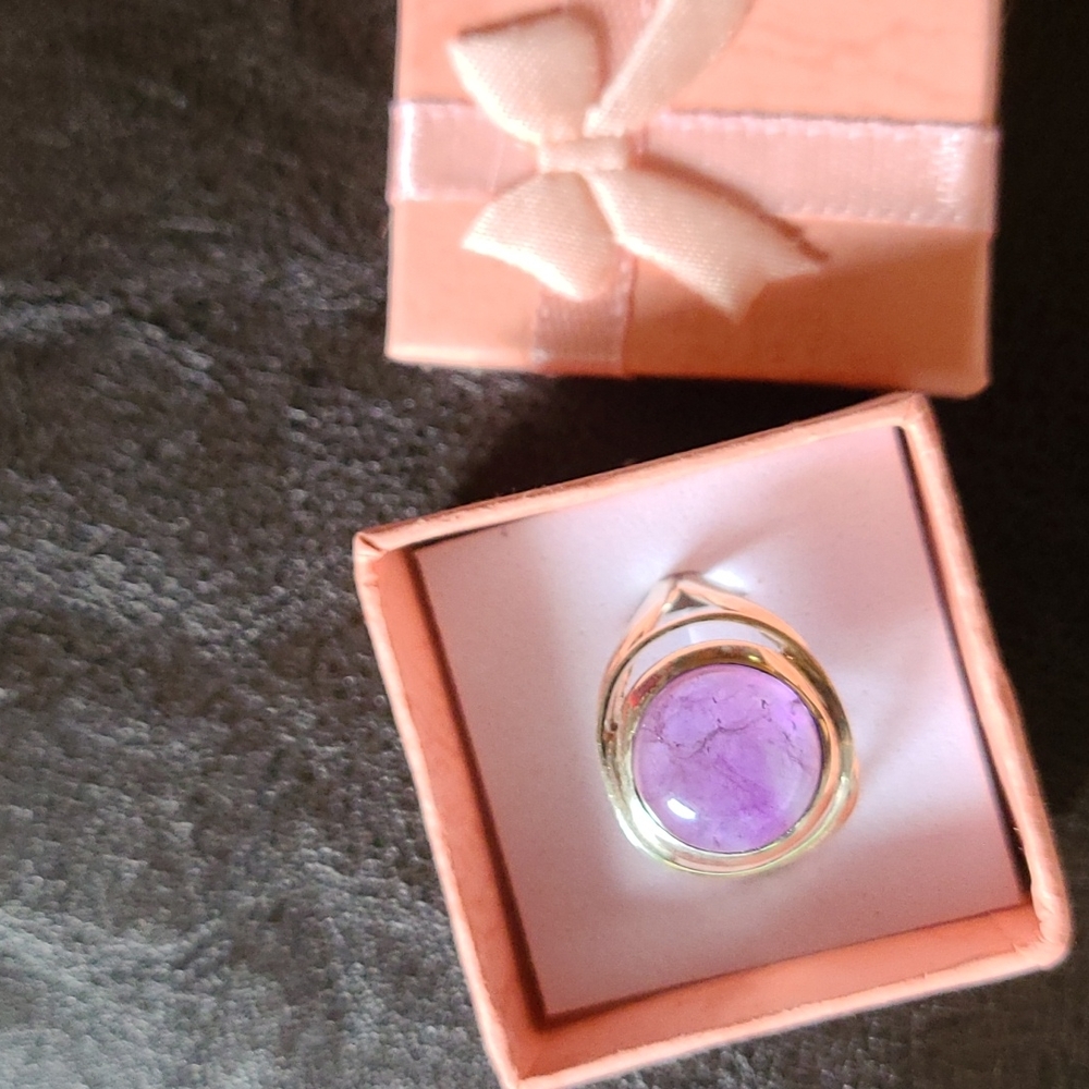 Amethyst Sterling Silver Ring
